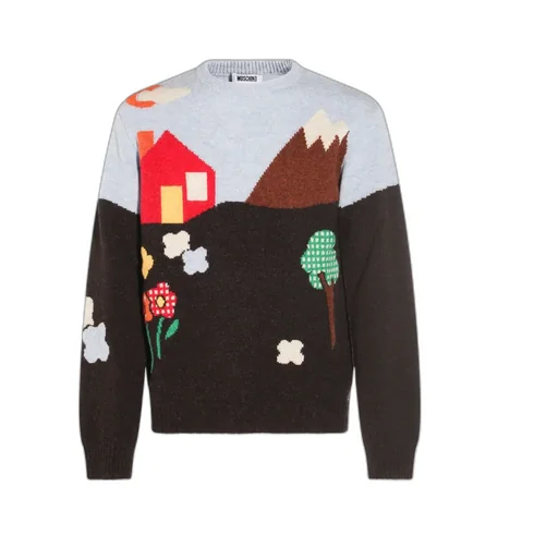 Moschino Long Sleeve Crewneck Jumper