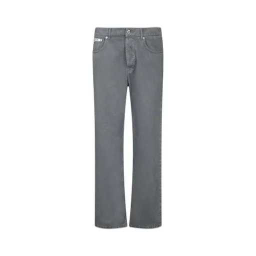 Moschino Logo Patch Straight-Leg Jeans