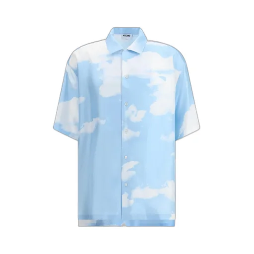 Moschino Cloud Printed Short-Sleeved Shirt