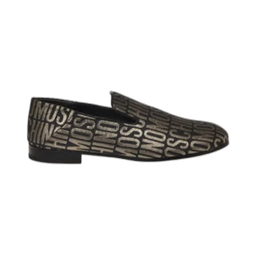 Moschino Allover Logo Printed Loafers