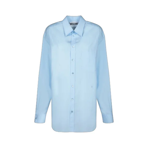 Moschino Long Sleeved Curved Hem Shirt