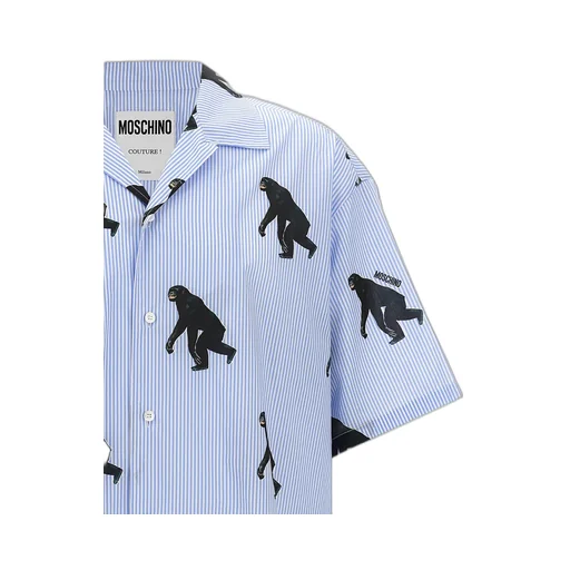 Moschino Graphic Printed Short-Sleeved Shirt