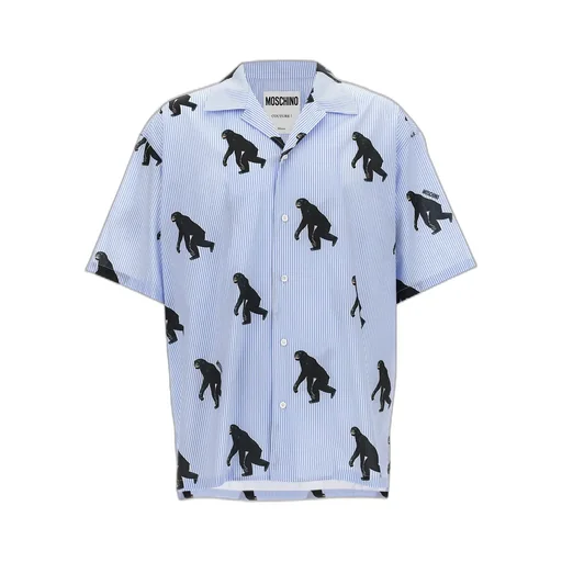 Moschino Graphic Printed Short-Sleeved Shirt