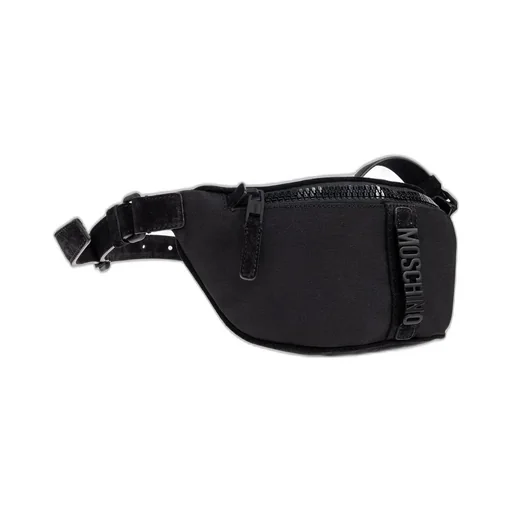Moschino Logo-Plaque Zipped Belt Bag