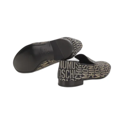Moschino Allover Logo Printed Loafers