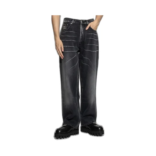 Moschino Faded Straight Leg Jeans