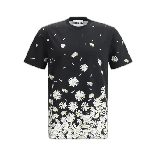 Moschino Floral Printed Crewneck T-Shirt