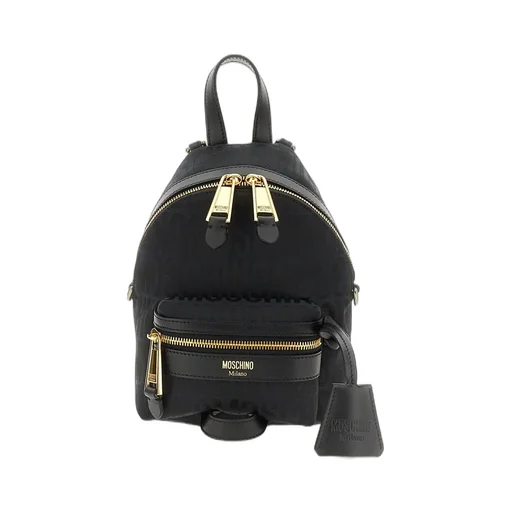 Moschino Monogram Logo Printed Backpack