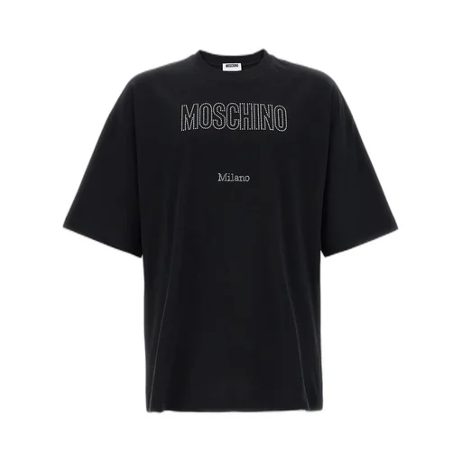 Moschino Logo Embellished Crewneck T-Shirt