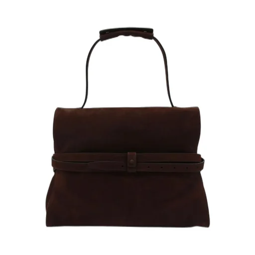 Moschino Logo Embossed Tote Bag