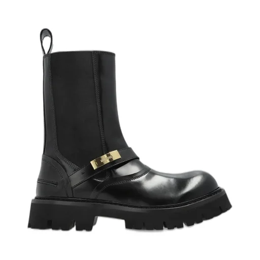 Moschino Panelled Ankle Boots