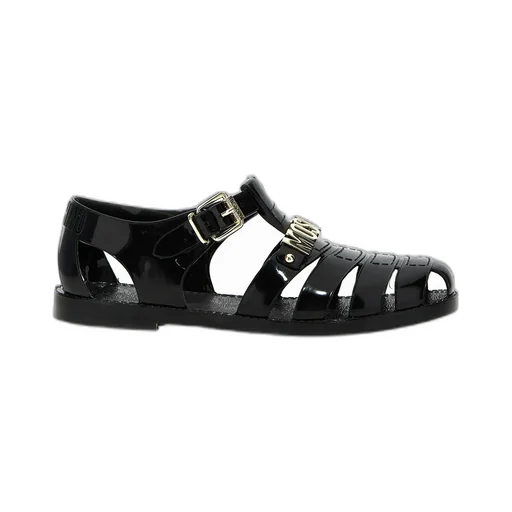 Moschino Logo Lettering Sandals