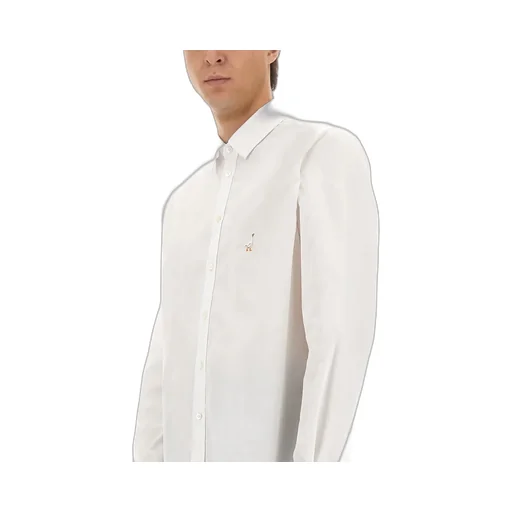 Moschino Goose Embroidered Long-Sleeved Shirt