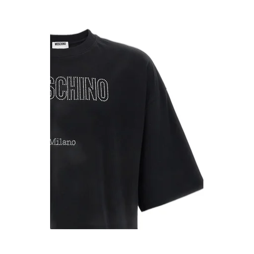Moschino Logo Embellished Crewneck T-Shirt