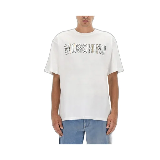 Moschino Logo Printed Crewneck T-Shirt