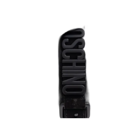 Moschino Logo Lettering Flap Shoulder Bag