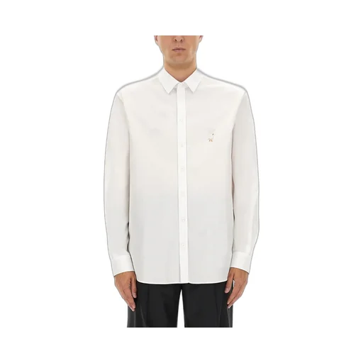 Moschino Goose Embroidered Long-Sleeved Shirt