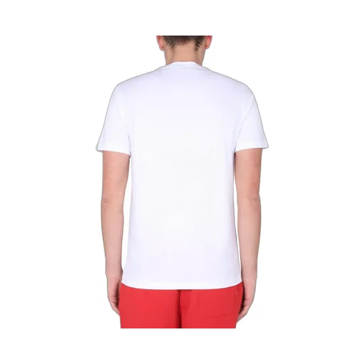 Moschino Logo Illustration-Printed Crewneck T-Shirt