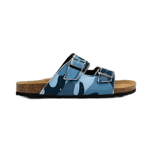 Mc2 Saint Barth Distressed Denim Sandals