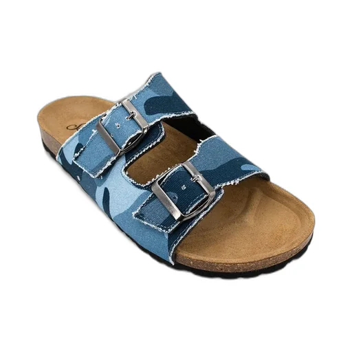 Mc2 Saint Barth Distressed Denim Sandals