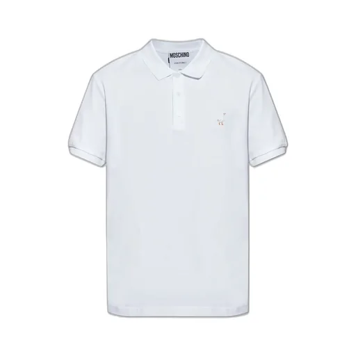 Moschino Goose Embroidered Polo Shirt