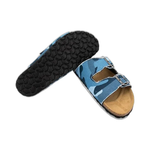 Mc2 Saint Barth Distressed Denim Sandals