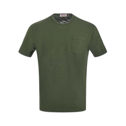 Mc2 Saint Barth Logo Embroidered Front Pocket T-Shirt