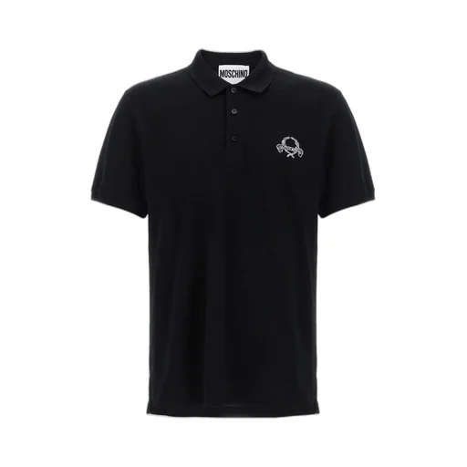 Moschino Laurel Embroidered Polo Shirt