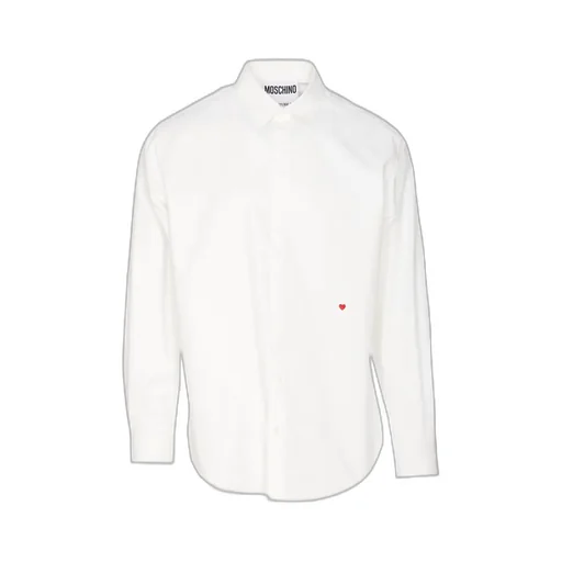 Moschino Heart-Embroidered Long Sleeved Shirt