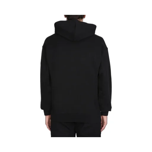 Moschino Logo Printed Drawstring Hoodie