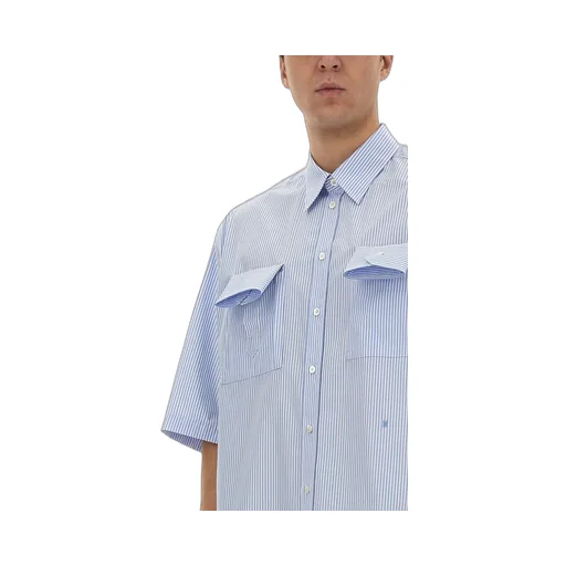 Moschino Striped Short-Sleeved Shirt