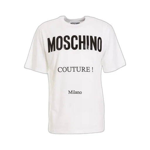 Moschino Logo Printed Crewneck T-Shirt