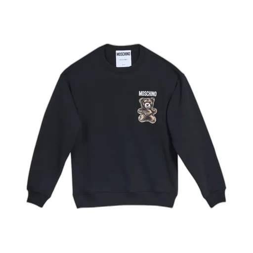 Moschino Teddy Bear Printed Crewneck Sweatshirt