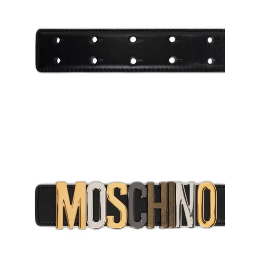 Moschino Logo Lettering Belt