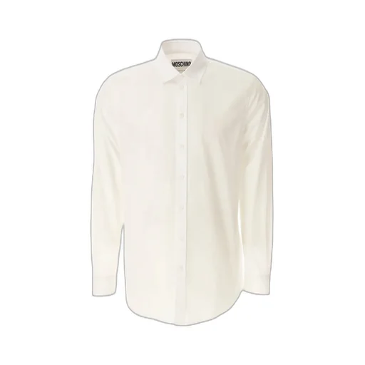 Moschino Slogan-Printed Long Sleeved Shirt