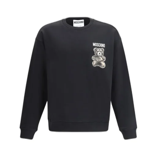Moschino Teddy Bear Printed Crewneck Sweatshirt