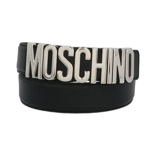 Moschino Logo Lettering Buckle Belt