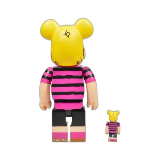 Medicom Toy Schroeder Peanuts Printed 100% + 400% Be@Rbrick Figure Set