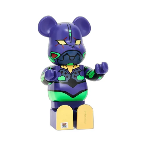 Medicom Toy X Evangelion Eva 01 100% + 400% Be@Rbrick Set