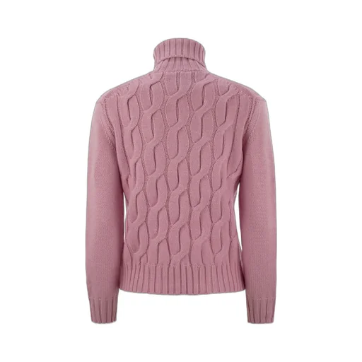 Mc2 Saint Barth Giverny Cable-Knit Turtleneck Jumper