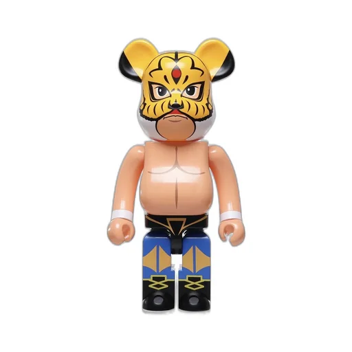 Medicom Toy X First Generation Tiger Mask 1000% Be@Rbrick Figure