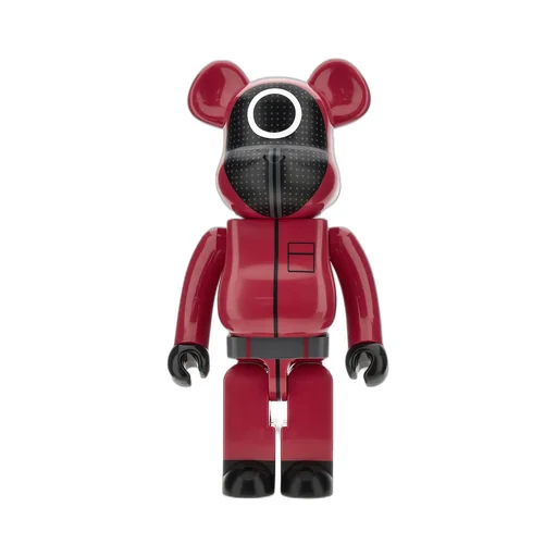 Medicom Toy Bearbrick Squid Game Two-Toned Collectible Statue