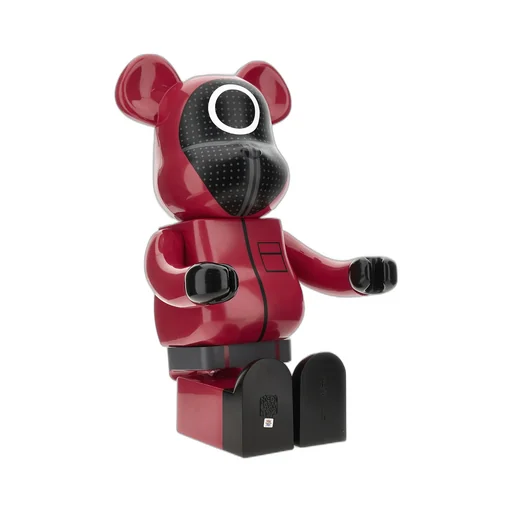 Medicom Toy Bearbrick Squid Game Two-Toned Collectible Statue