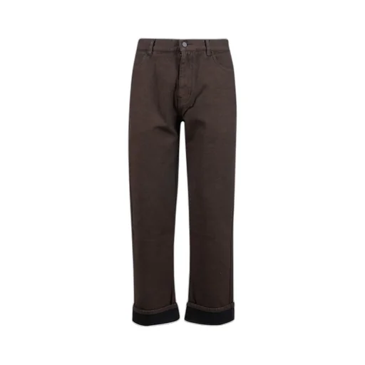 Mcq Alexander Mcqueen Back Logo Printed Straight Leg Jeans