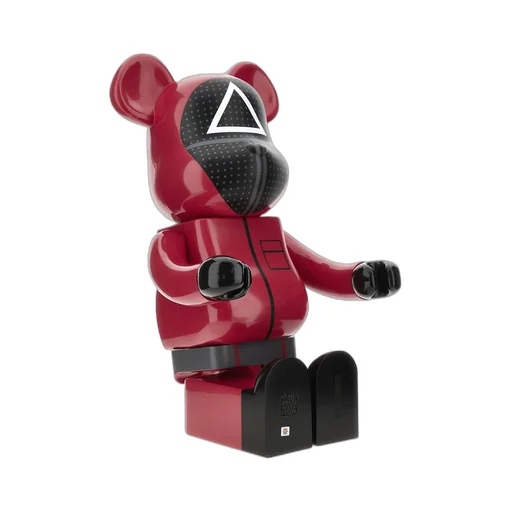 Medicom Toy X Squid Game Guard Triangle 1000% Be@Rbrick Figure