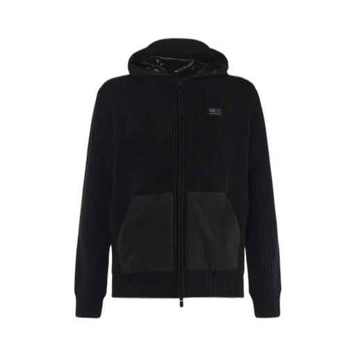 Mc2 Saint Barth Wiberg Zip-Up Knitted Hoodie