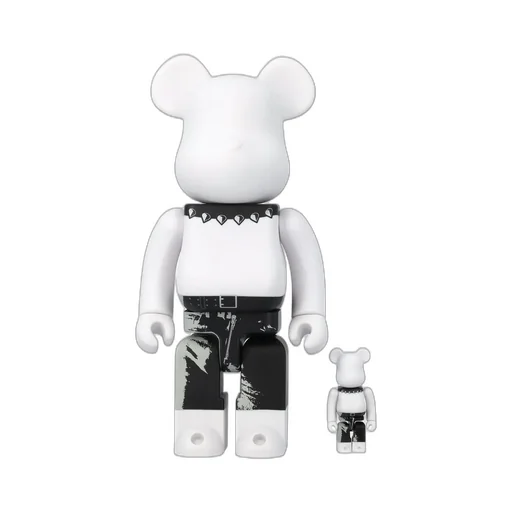 Medicom Toy The Rolling Stones Sticky Fingers 100% + 400% Be@Rbrick Figure Set