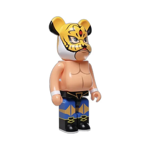 Medicom Toy X First Generation Tiger Mask 1000% Be@Rbrick Figure