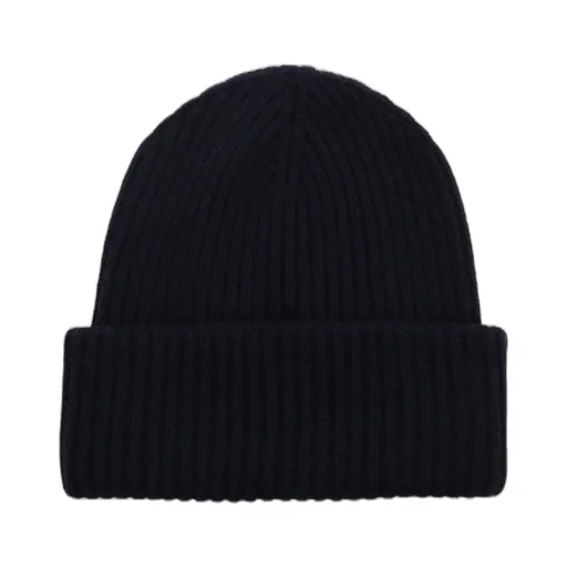 Mc2 Saint Barth Berry Logo Patch Knitted Beanie