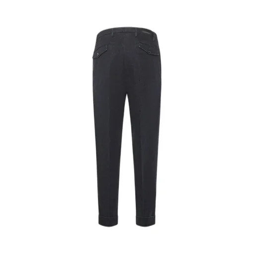 Michael Coal Pleated Cuffed Pants